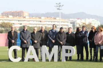 El Barcelona inaugura el 'Campo de entrenamiento Tito Vilanova'