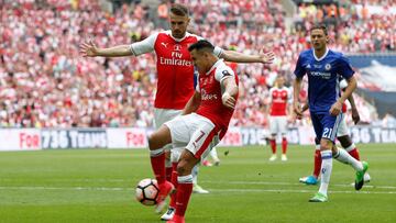 El polémico gol de Alexis Sánchez en la final de la FA Cup