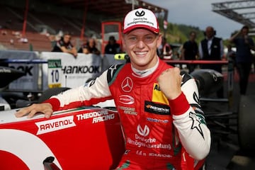 Mick Schumacher, hijo de Michael, ganó en Spa y con Prema su primera carrera de Fórmula 3.