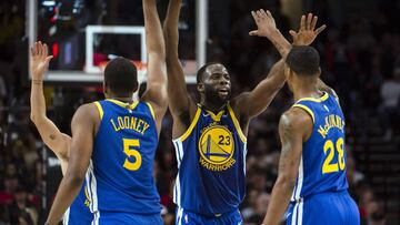 Los Warriors ya rozan otra final: Green se exhibi車 en Portland