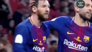 Messi ya marcó un golazo en el Wanda de Madrid, ¿Te acordás?