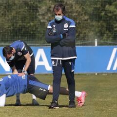 Galán será baja ante el Numancia y Miku está entre algodones