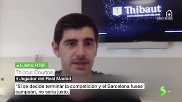 Courtois: "Fuimos mejores que el Barça, sería injusto hacerles campeones"