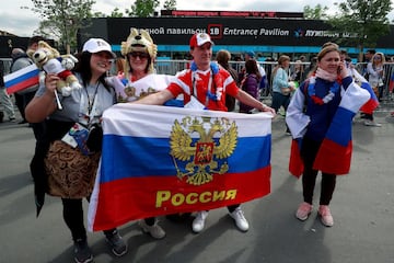 El color previo a la inauguración del Mundial de Rusia