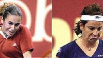 Anabel Medina borró de la pista a Arancha en dos sets por 6-3 y 6-1.