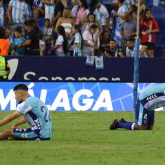 El primer derrape del Málaga