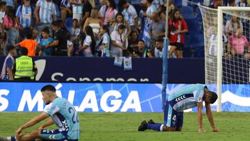 Dani Lorenzo y Galilea, tras el final del Málaga-Cádiz.