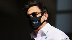 BUDAPEST, HUNGARY - JULY 30: Mercedes GP Executive Director Toto Wolff walks in the Paddock before practice ahead of the F1 Grand Prix of Hungary at Hungaroring on July 30, 2021 in Budapest, Hungary. (Photo by Bryn Lennon/Getty Images)