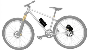 Un motor del tamaño de una botella que covierte tu bicicleta en eléctrica