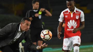 El técnico de Santa Fe, el uruguayo Guillermo Sanguinetti, analizó la derrota de su equipo frente a Junior, por la semifinal de Copa Sudamericana.