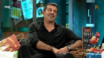 Figo no duda en contestar a la pregunta del dinero de Broncano pero le deja un vacile que será recordado