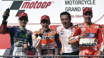 Márquez gana la batalla del Pacífico y Lorenzo, a 11 de Rossi