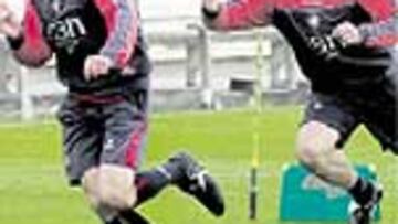 Juegos en el entrenamiento.