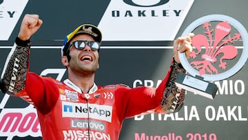 Petrucci ganó en Italia 2019 su primer GP de MotoGP.