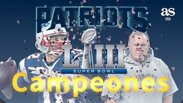 Los New England Patriots consiguen su sexto Super Bowl