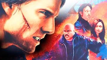 Los protagonistas de 'Misión imposible 2' con Tom Cruise
