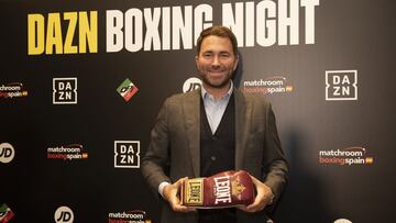 Eddie Hearn, en Barcelona.
 
  