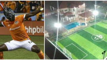 El aun delantero de Houston Dynamo construyó una cancha semiprofesional de fútbol en su domicilio en Honduras para poder disfrutar de sus vacaciones.