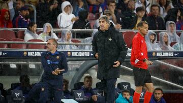 Pellegrini, ante el Barcelona.