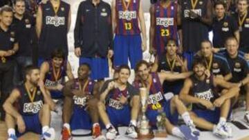 El Barça, con la Liga Catalana.