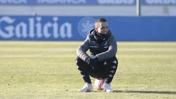 Borja Jim&eacute;nez, entrenador del Deportivo.