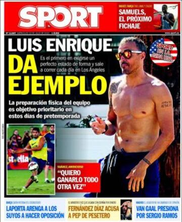 Portadas de la prensa deportiva