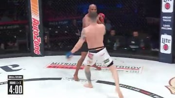 La patada del momento en la MMA: ¡el árbitro paró la pelea!