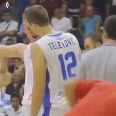 Lío en Bosnia: Teletovic hizo llorar a su compañero Musa