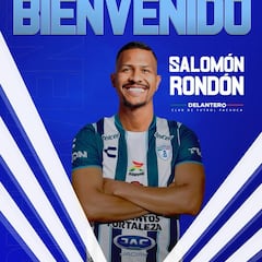 Pachuca anuncia a Salomón Rondón como refuerzo