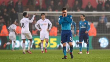 El Arsenal decepciona contra el Swansea y está fuera de Europa