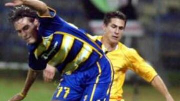 <b> EXPERIENCIA EN ITALIA</B> El nuevo central del conjunto balear tiene experiencia en el Calcio, donde ha militado en Parma e Inter de Milán.