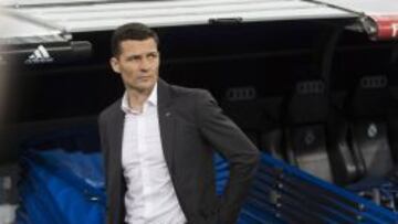 Constantin Galca, el domingo, en el Bernabéu.