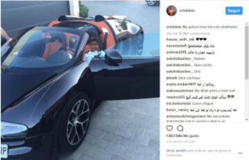 En imágenes la colección de carros de Cristiano Ronaldo