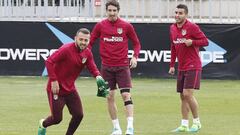 Vrsaljko en el entrenamiento. 