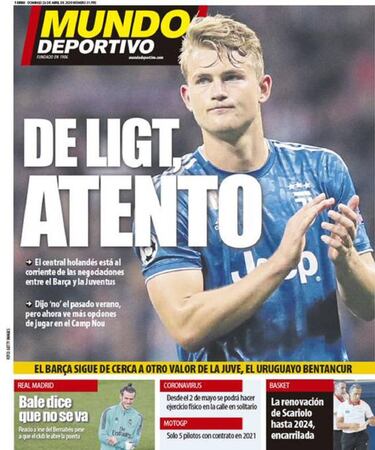 De Ligt, regresa el sueño culé