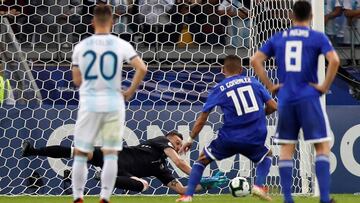 Argentina y Paraguay empatan en la segunda jornada de grupos en la Copa Am&eacute;rica. 