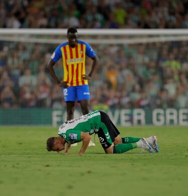Joaquín, leyenda del Betis se despide de los terrenos de juego, en un día en el que desde el primer momento que el capitán del Betis salió al campo no pudo evitar las lágrimas.
