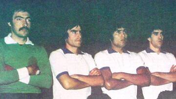 Parte de la oncena de O&#039;Higgins que derrot&oacute; 1-0 a Universidad de Chile en la Liguilla de 1979 (jugada en 1980).