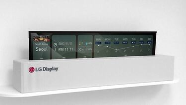 LG muestra el primer TV enrollable de 65 pulgadas