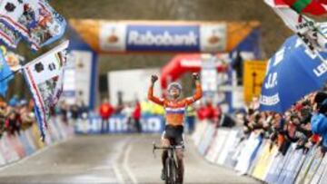 Marianne Vos, siete veces campeona del mundo de ciclocross.