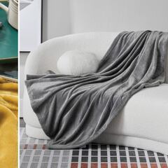 Esta manta suave para el sofá se vende en 14 colores en Amazon