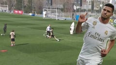 Real Madrid: Jovic's thumping training-ground goal