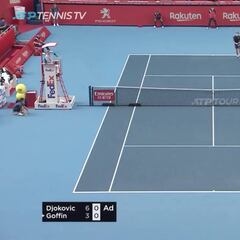 El tremebundo punto de Djokovic que la ATP calificó de "irreal"