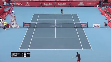El tremebundo punto de Djokovic que la ATP calific車 de "irreal"