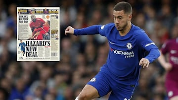 El Chelsea, mega contrato a Hazard para evitar al Madrid