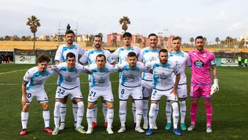 Once del Deportivo ante el Linense.