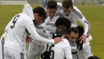 El Castilla ganó por 0-1 al Getafe B gracias a un gol de Burgui en el minuto 89-