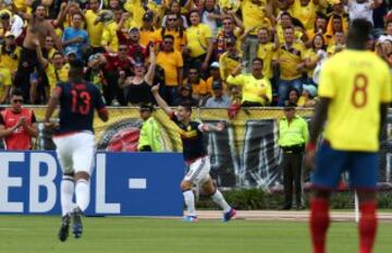 Colombia le gana a Ecuador y hace una jornada perfecta