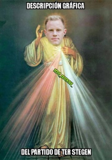 Ter Stegen, Rakitic y Rafinha, protagonistas de los memes