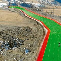 Rusia construye en Chechenia la pista más larga del mundo para esquiar sin nieve